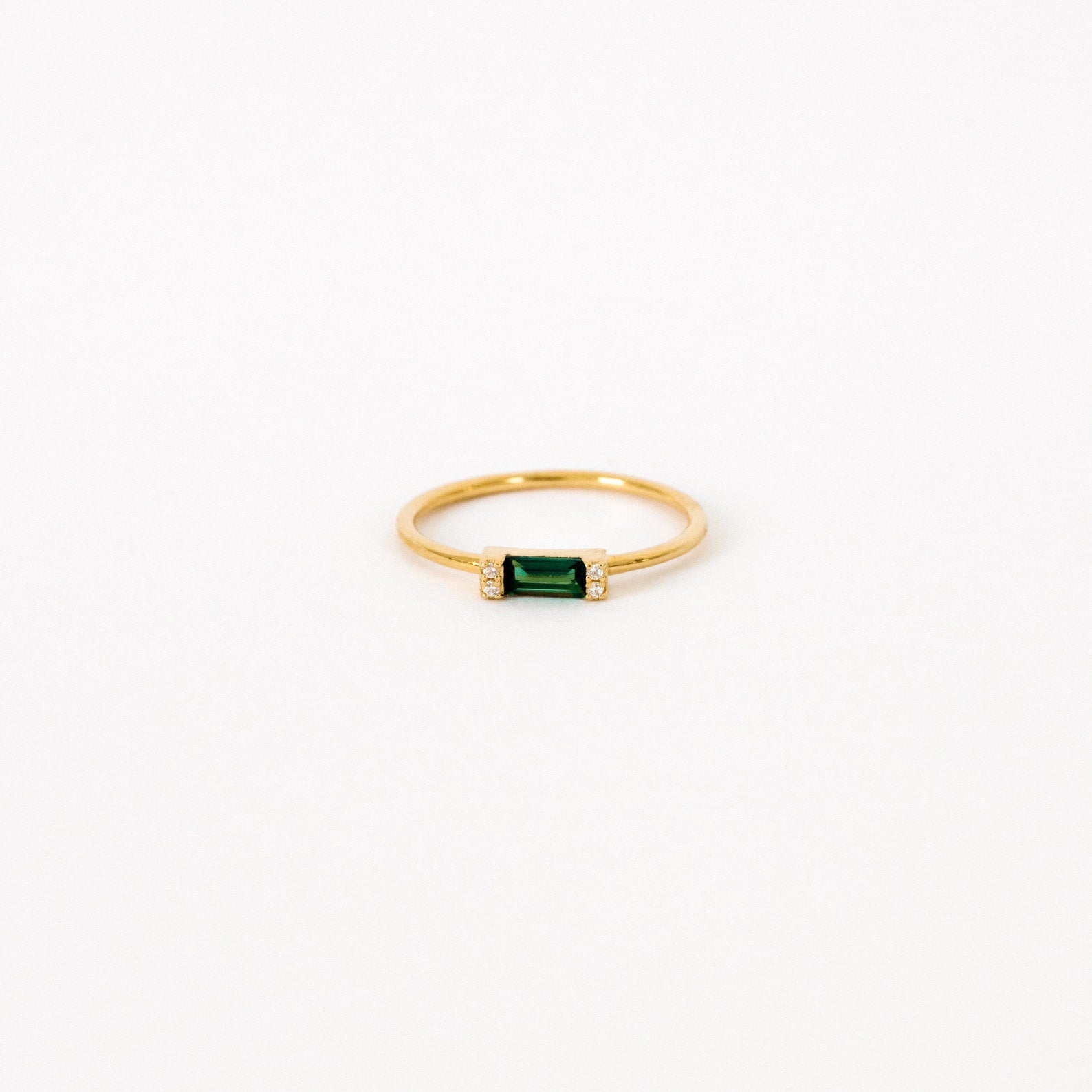 Empire Emerald Ring 18K Gold