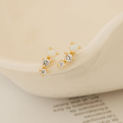 Maeve Opal Studs 18K Gold
