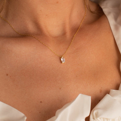 Sage Diamond Necklace 18K Gold