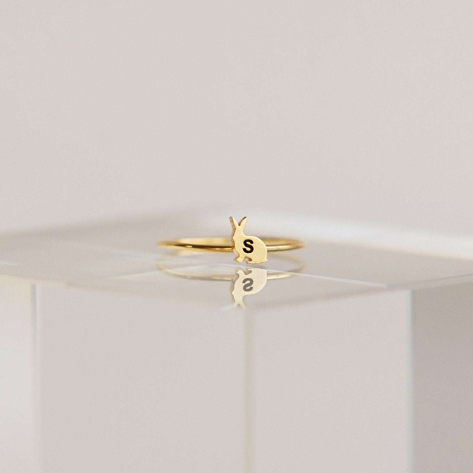 Whimsical Charm: The Dainty 925 Sterling Silver Charm Ring