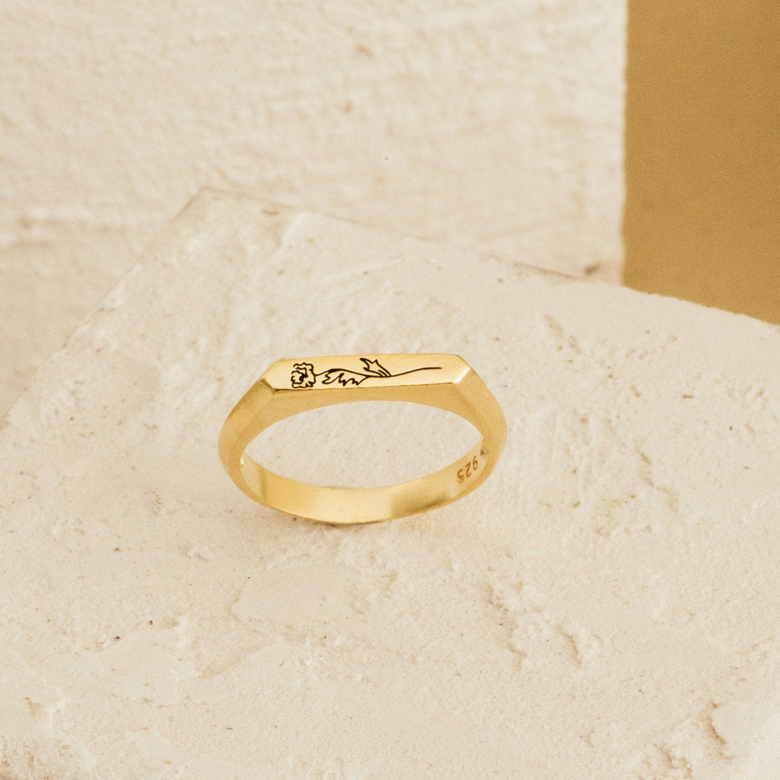 Eternal Remembrance: The Personalized Bar Ring Sterling Silver