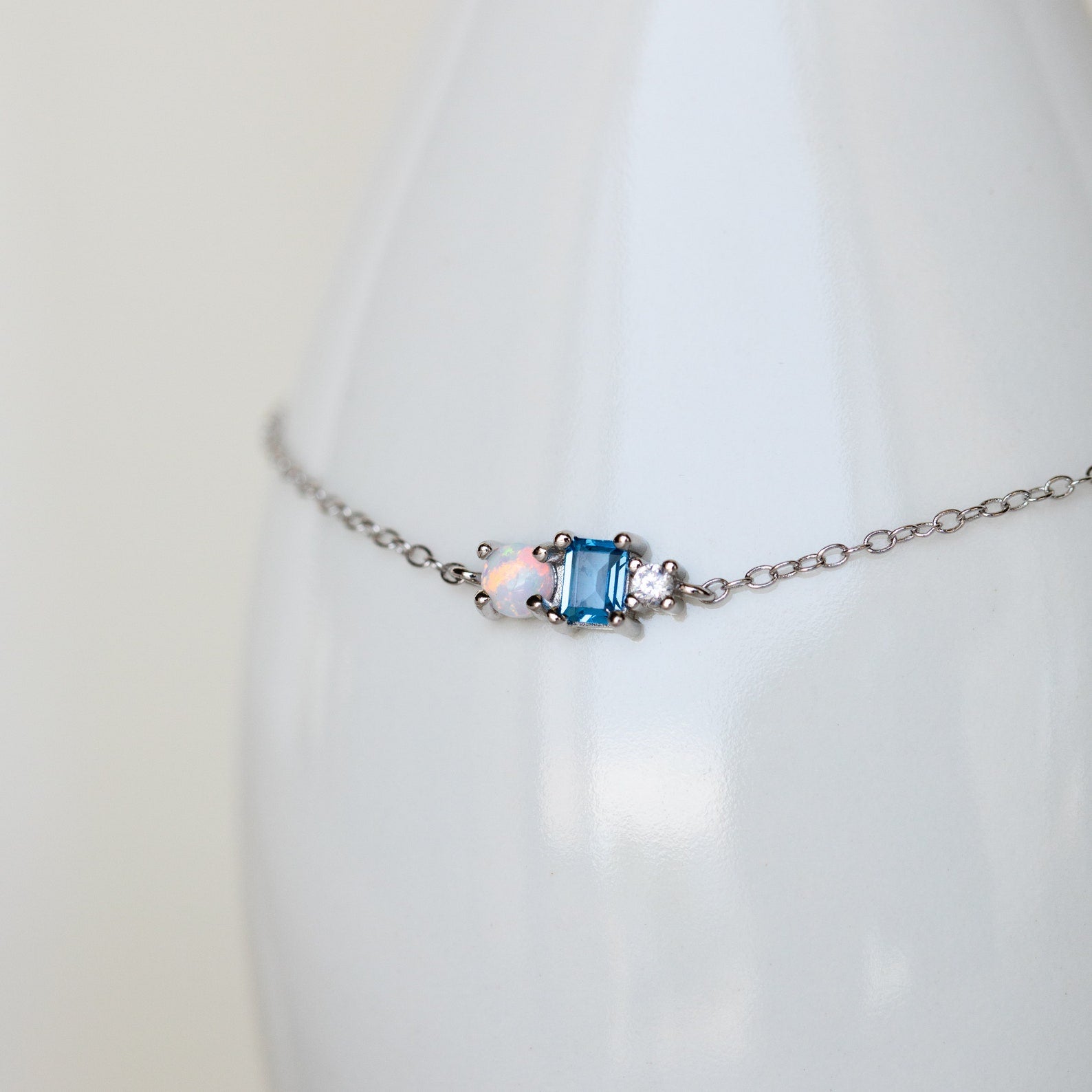 Eloise Gemstone Bracelet Sterling Silver