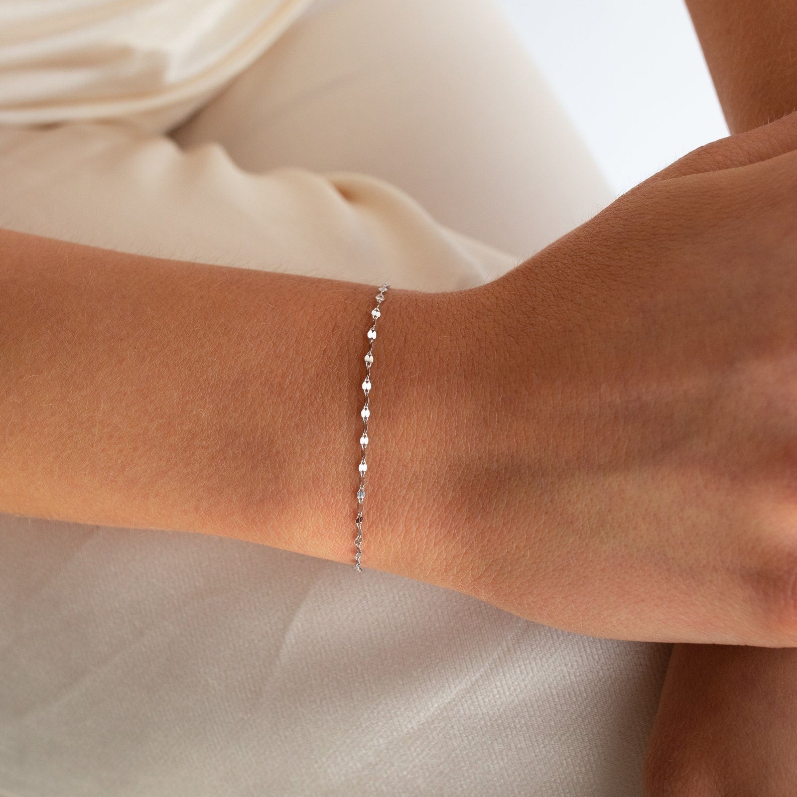 Josephine Chain Bracelet Sterling Silver