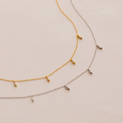 Marquise Station Necklace
