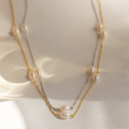 Timeless Elegance: Anna Pearl Necklace