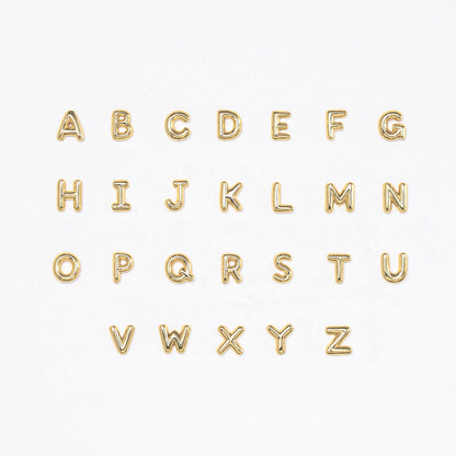 Personalized Elegance: Initial Charm Earrings
