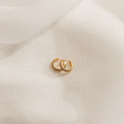 Illuminate Your Date Night Look with Our Clarissa Pave Huggies