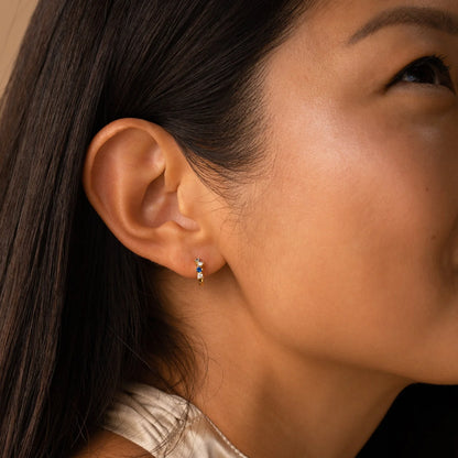 Minimalistic Huggie Hoop Earrings