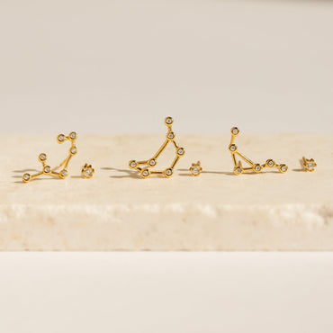 Illuminate Your Style: Constellation Zodiac Earrings