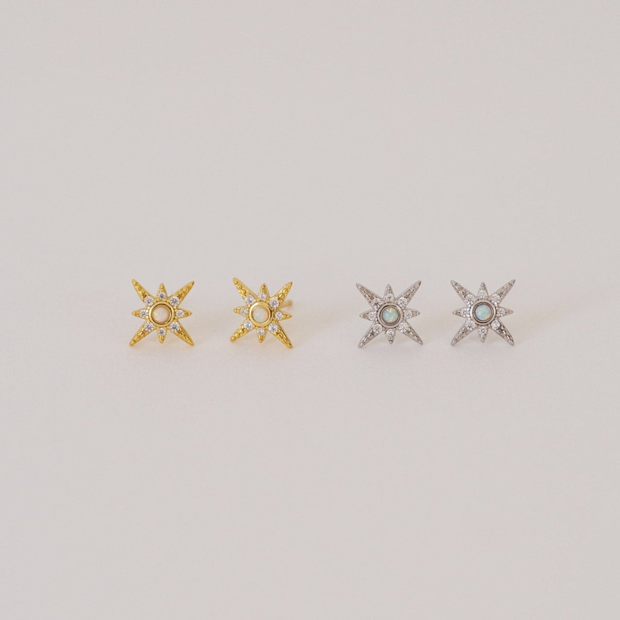 S 925 Starburst Studs For Women/Girls