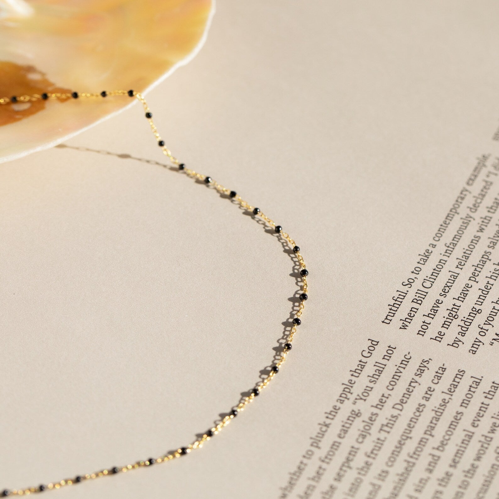 Groovy Beaded Charm Station Necklace