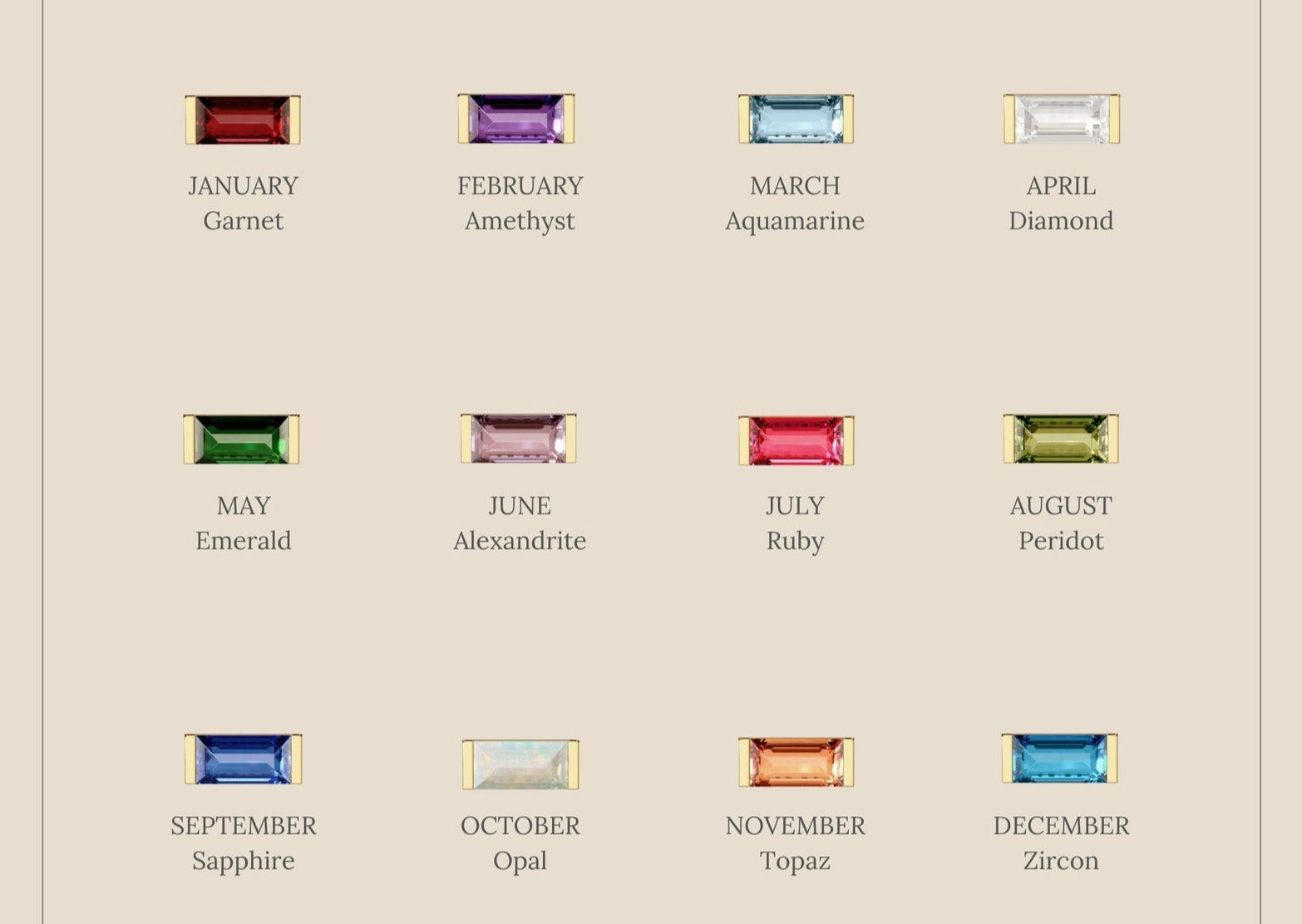 Emery Birthstone Necklace