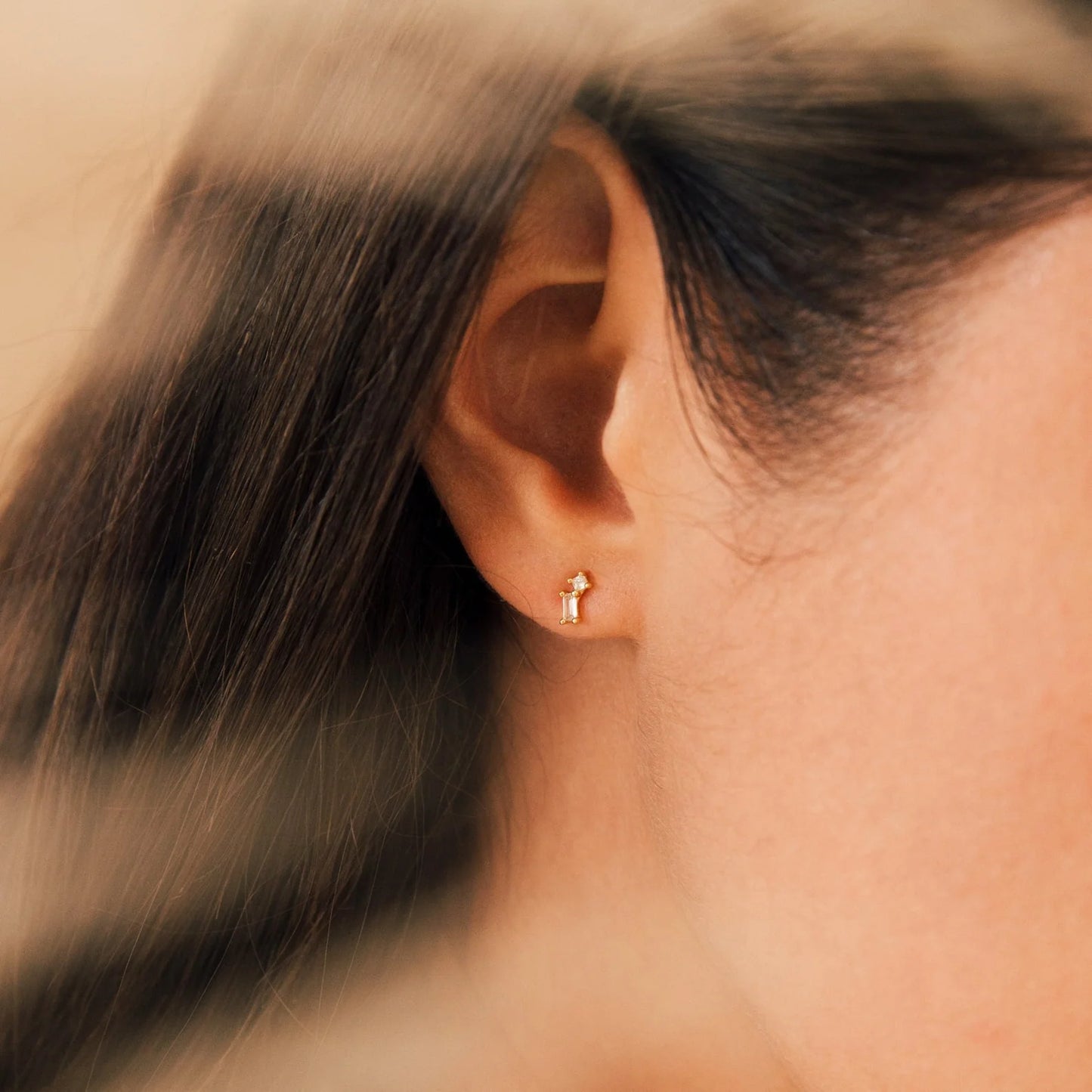 Blair Diamond Drop Stud Earrings