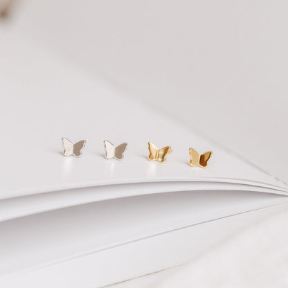 Emilia Butterfly Studs Sterling Silver