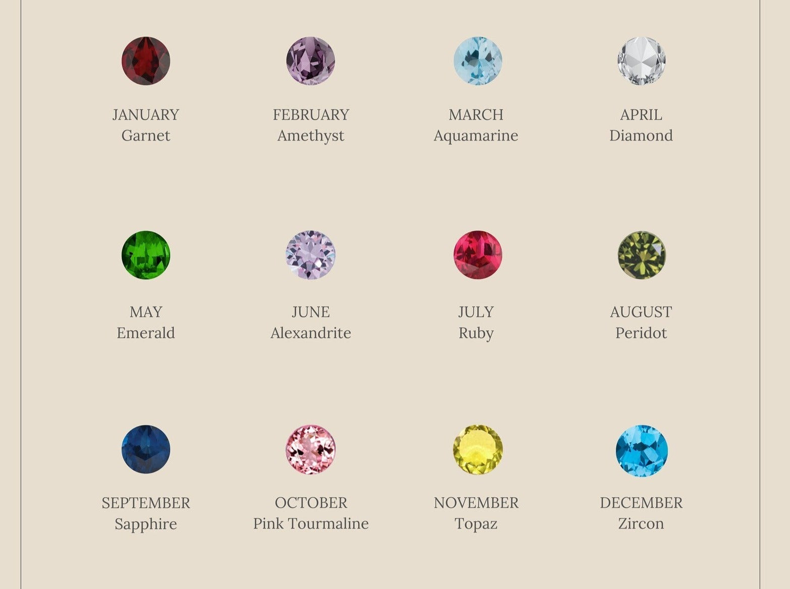 Delicate Birthstone Elegance: The Thin Mini Birthstone Ring