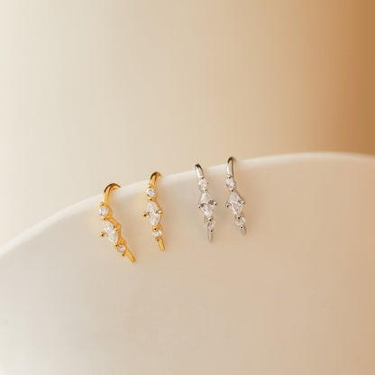 Timeless Elegance: Amaya Diamond Threader Earrings