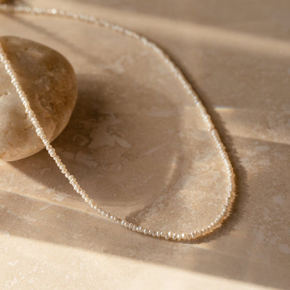 Elevate Everyday Elegance: Brinley Pearl Choker Necklace