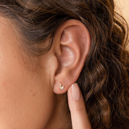 Flora Marquise Studs