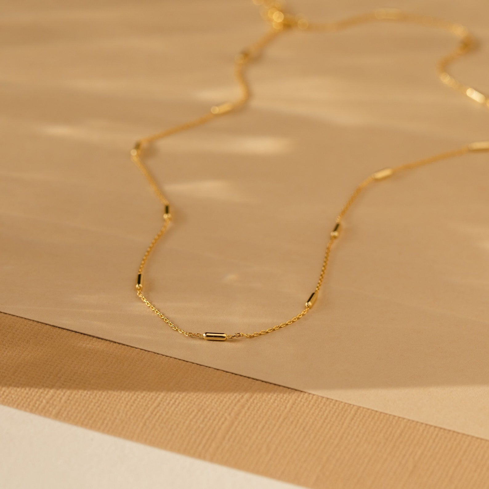 Bar Station Necklace: Delicate Charm for Every Day