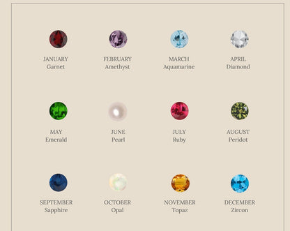 Effortless Glamour: Birthstone Bar Stud Earrings