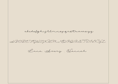 Off-Center Name Necklace: Minimalist Elegance