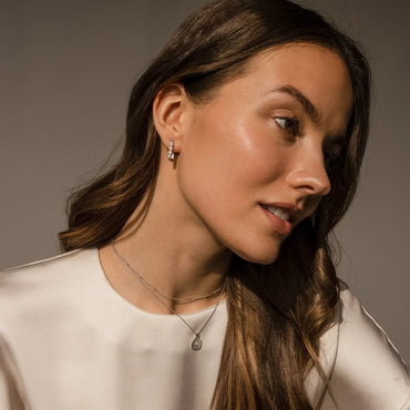 Freshwater Pearl Hoop Earrings