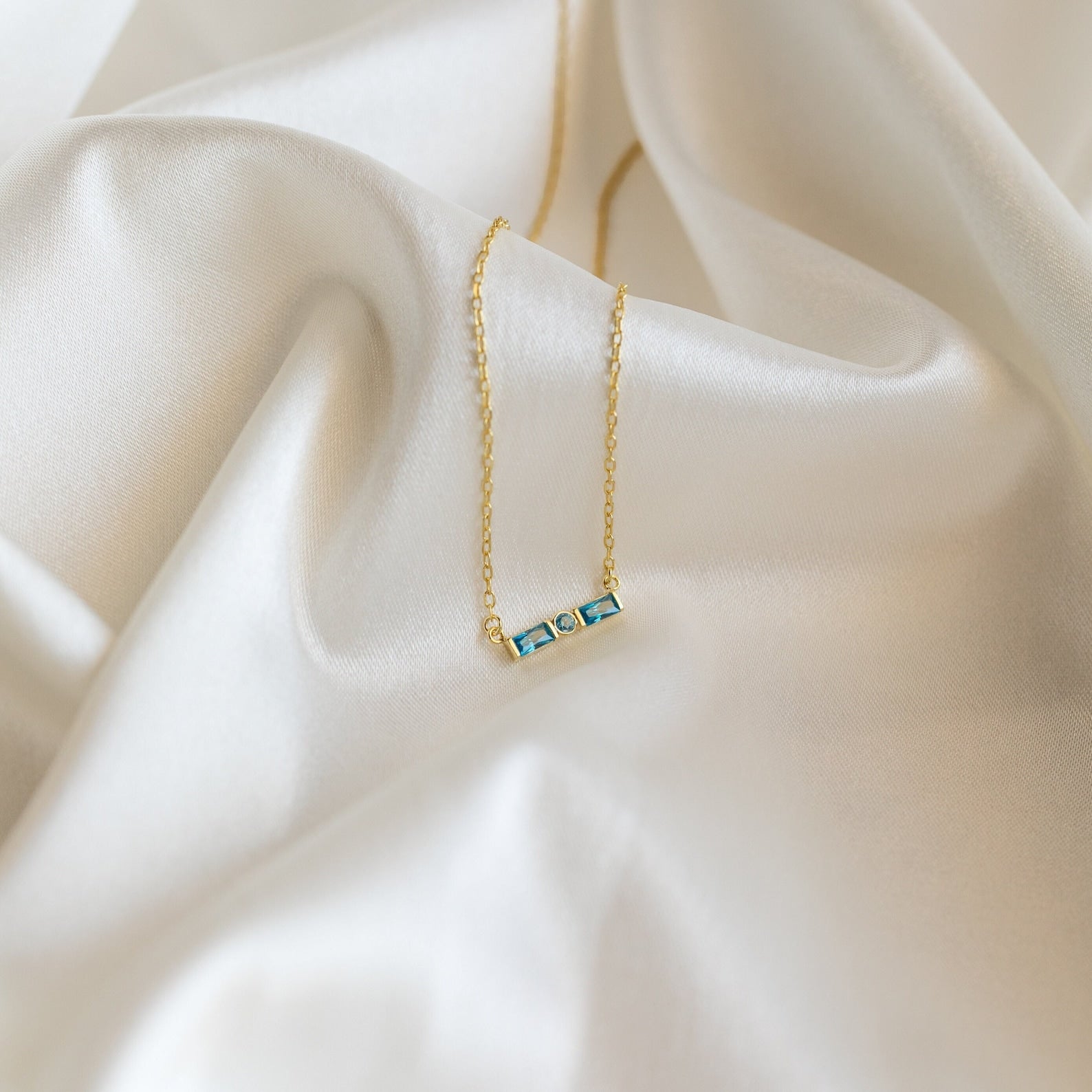 Elegant Personalization: Initial Morse Code Birthstone Necklace