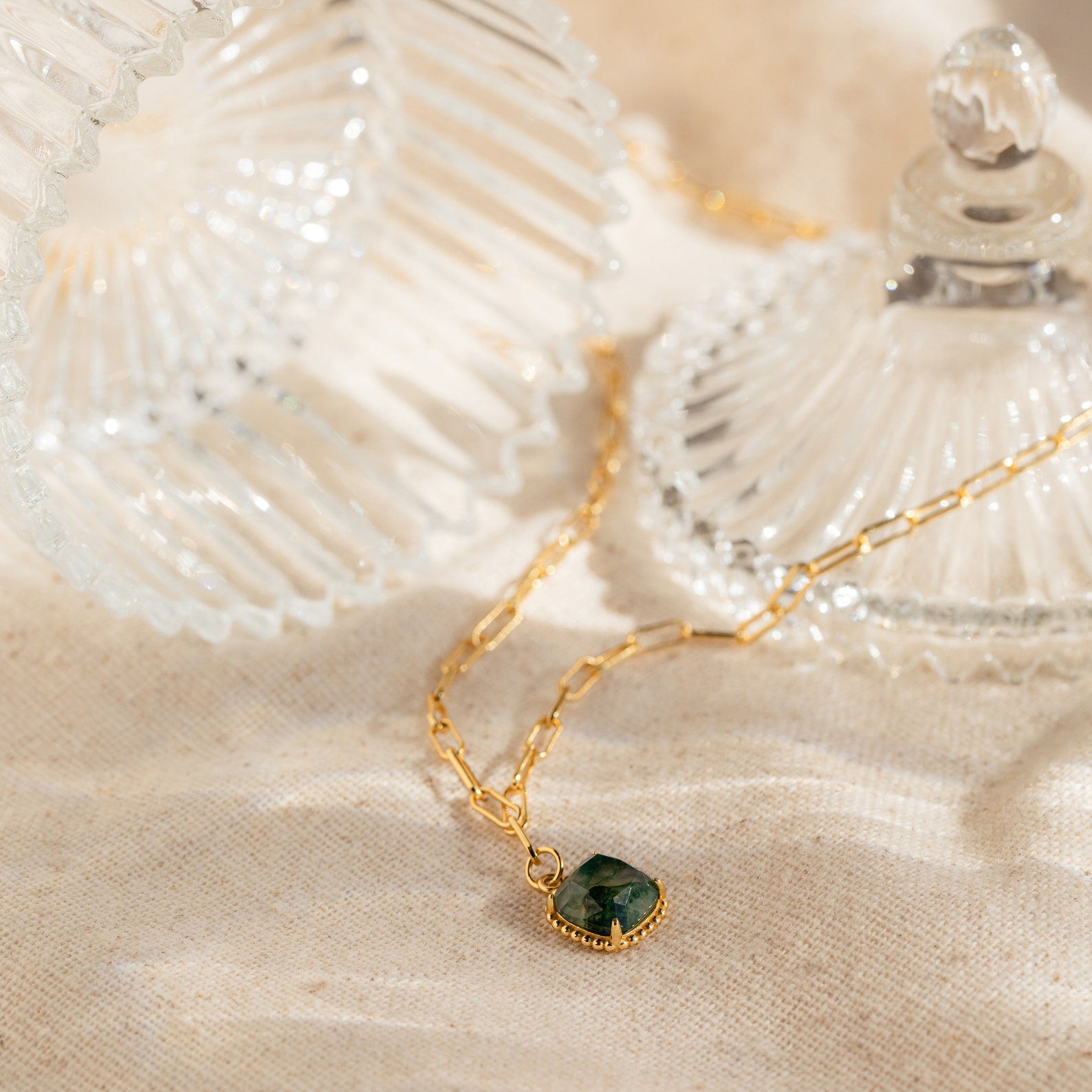 Handmade Agate Pendant Necklace