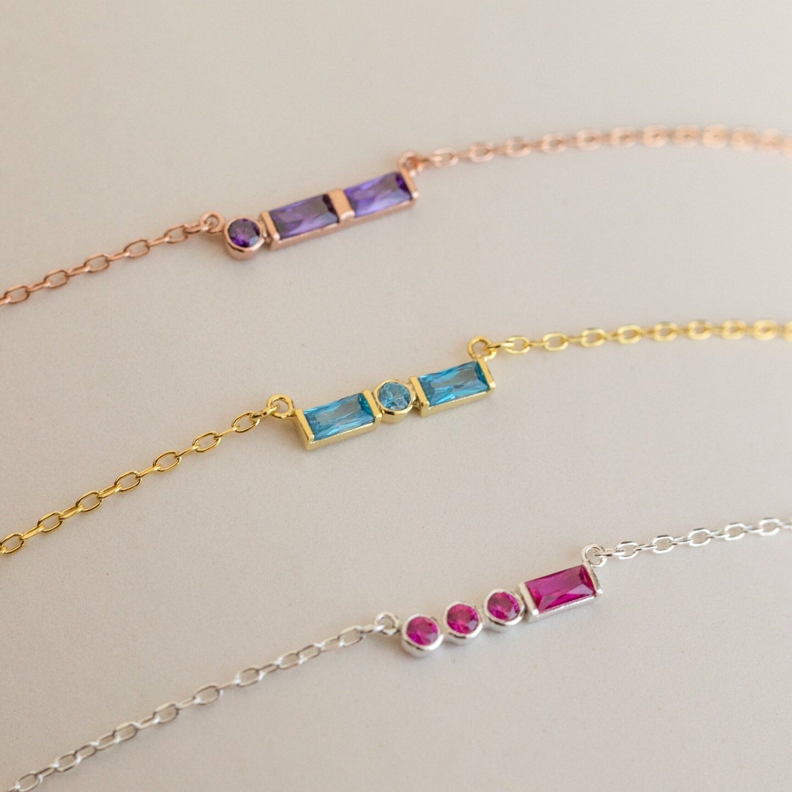 Elegant Personalization: Initial Morse Code Birthstone Necklace