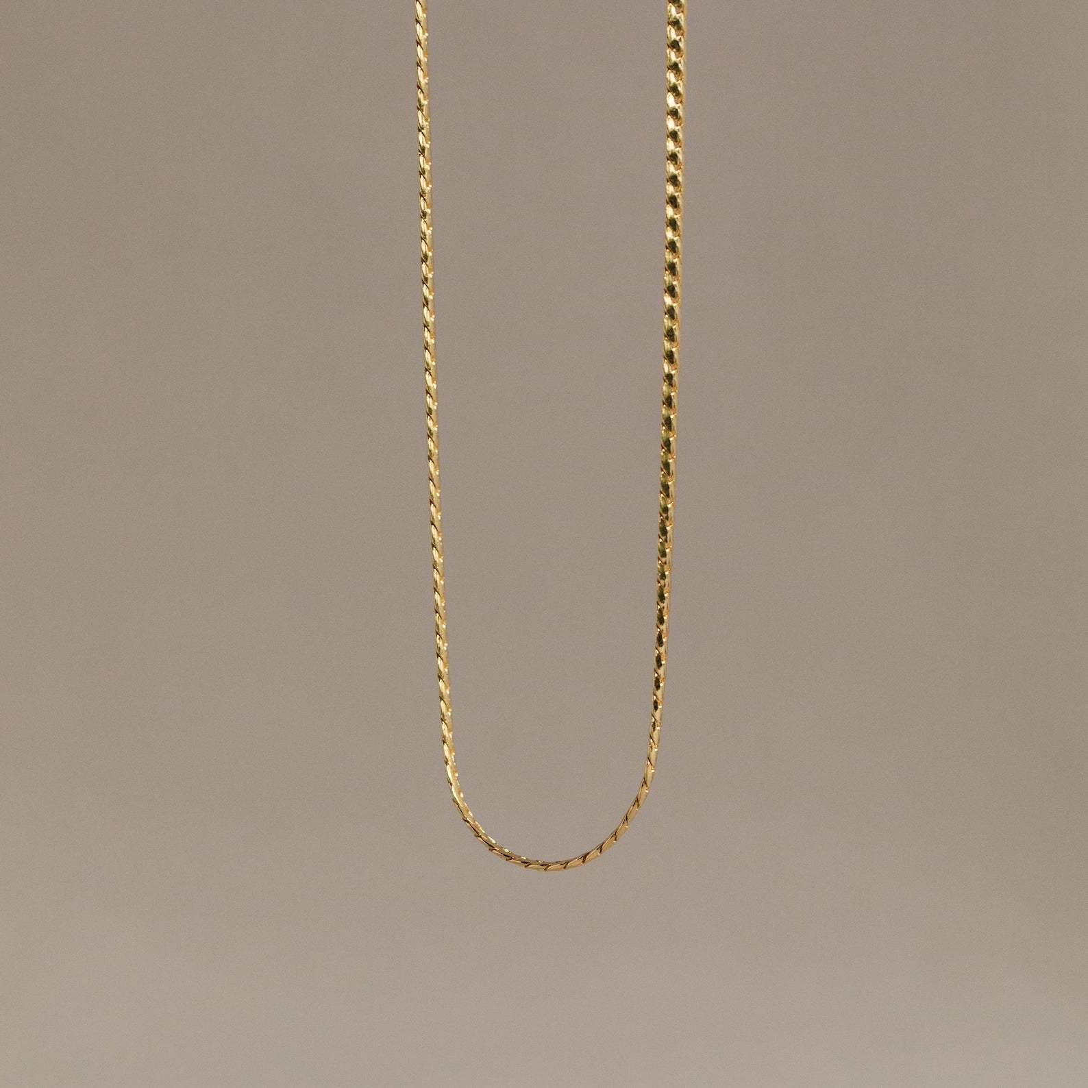 Men's Thick Snake Chain Necklace: Bold Sophistication for Every Look 18K Gold
