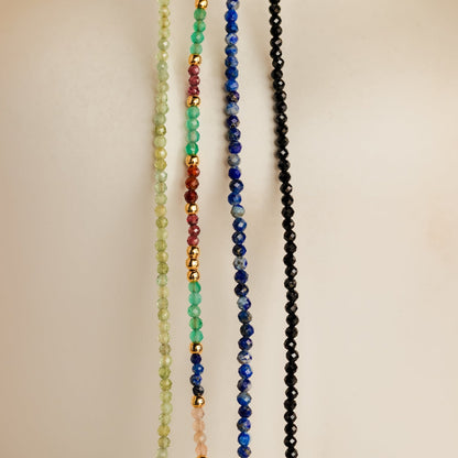 Tranquil Light Green Beaded Necklace: Embrace Summer Serenity