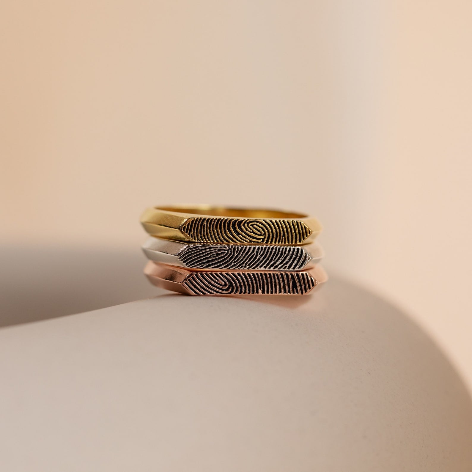 Forever Connected: The Fingerprint Signet Ring