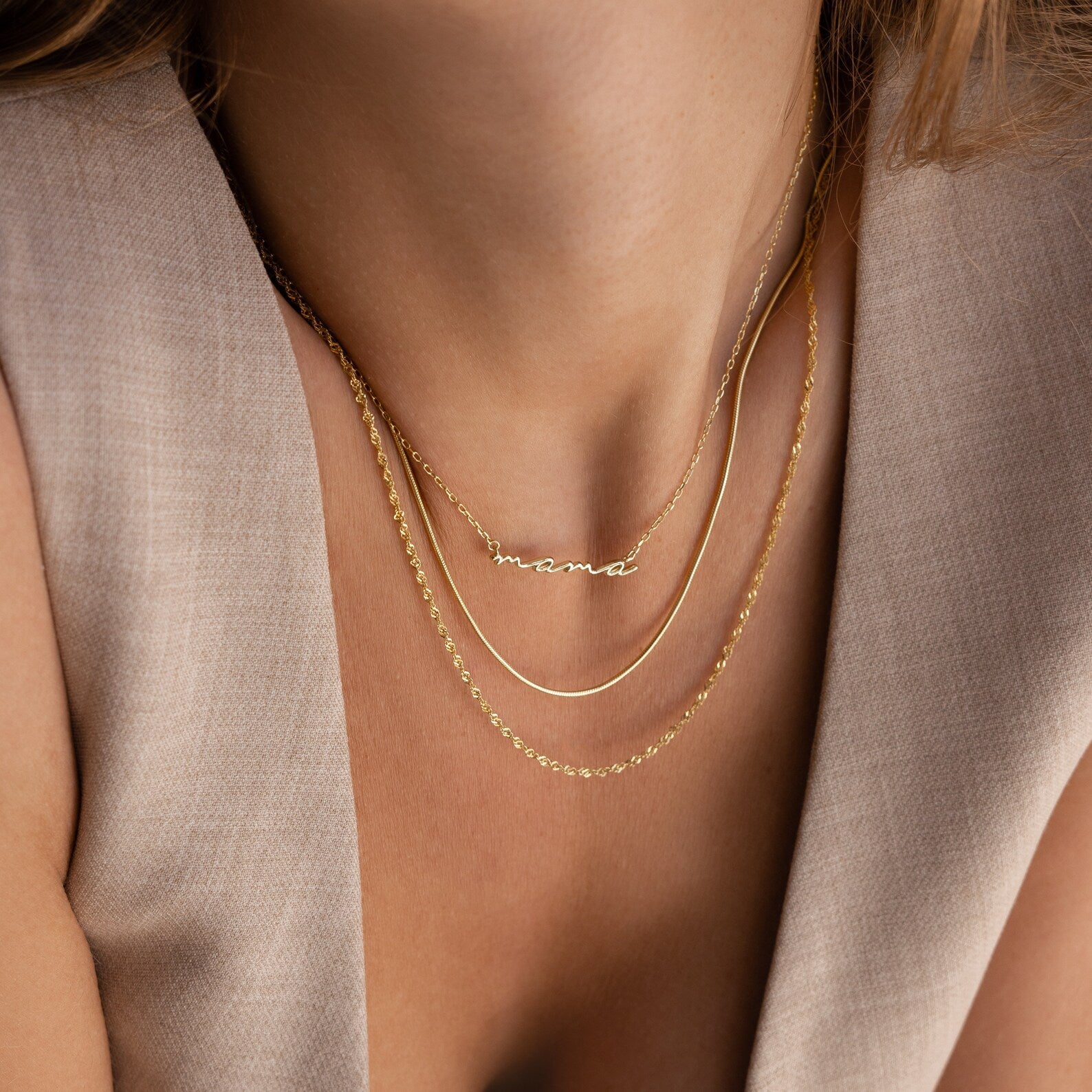 Personalize Your Style with the Whimsical 3D Bubble Name Necklace