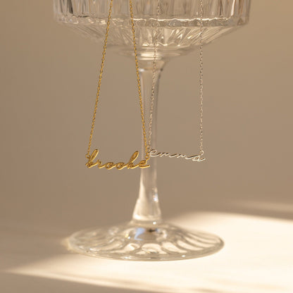 Personalize Your Style with the Whimsical 3D Bubble Name Necklace