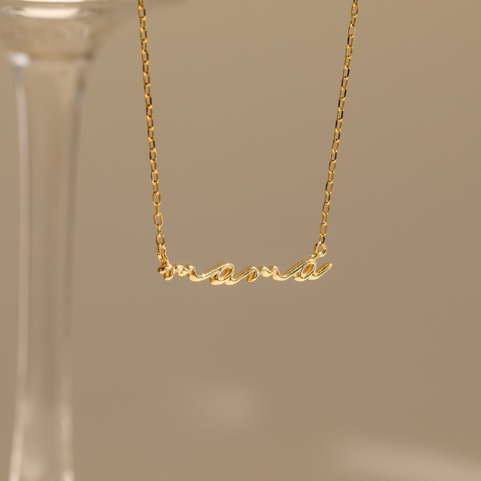 Personalize Your Style with the Whimsical 3D Bubble Name Necklace