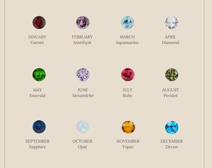 Opal Birthstone Drop Studs