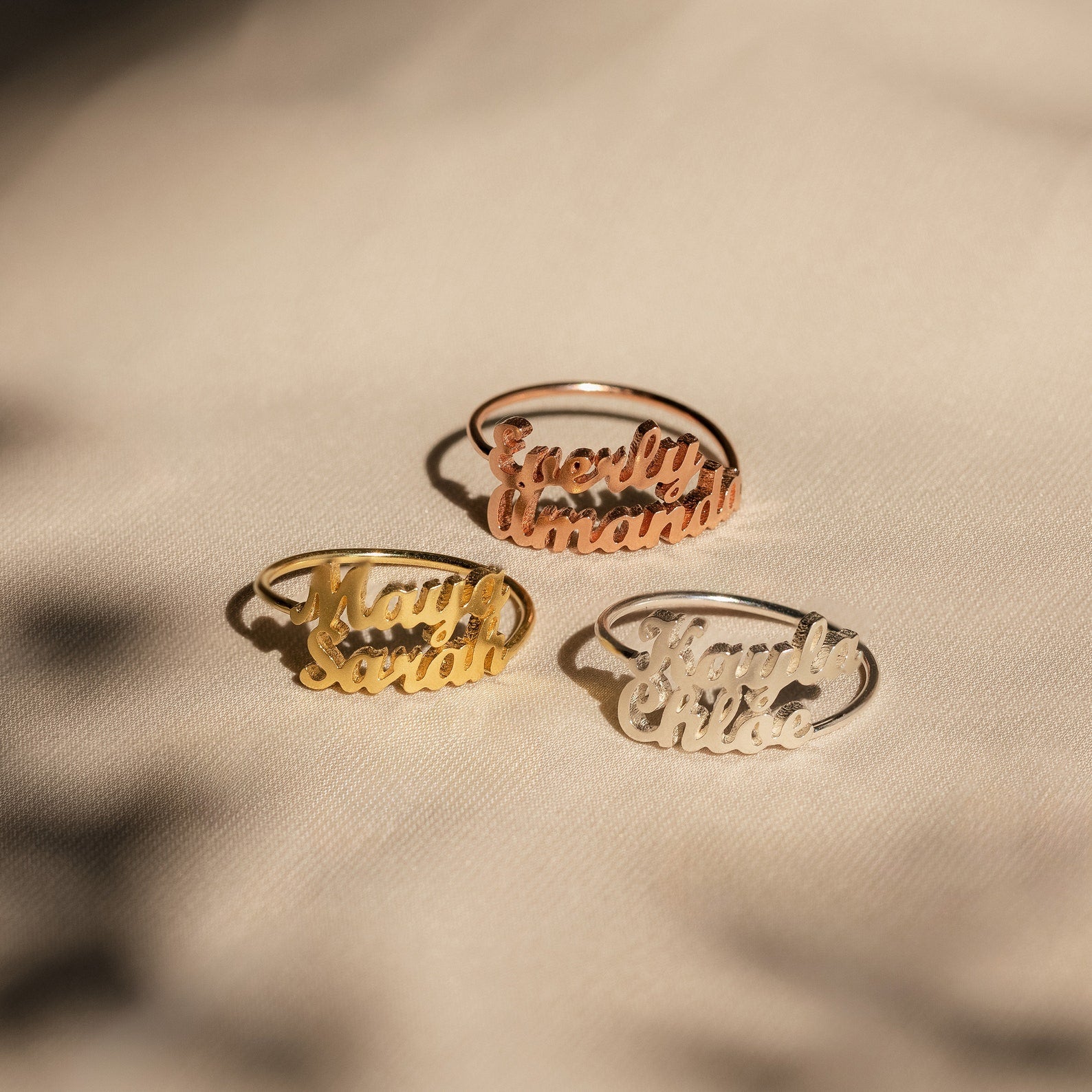 Carry Your Loved Ones Close with our London Duo Name Ring