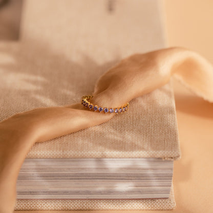 Enchanting Elegance: Amethyst Eternity Ring