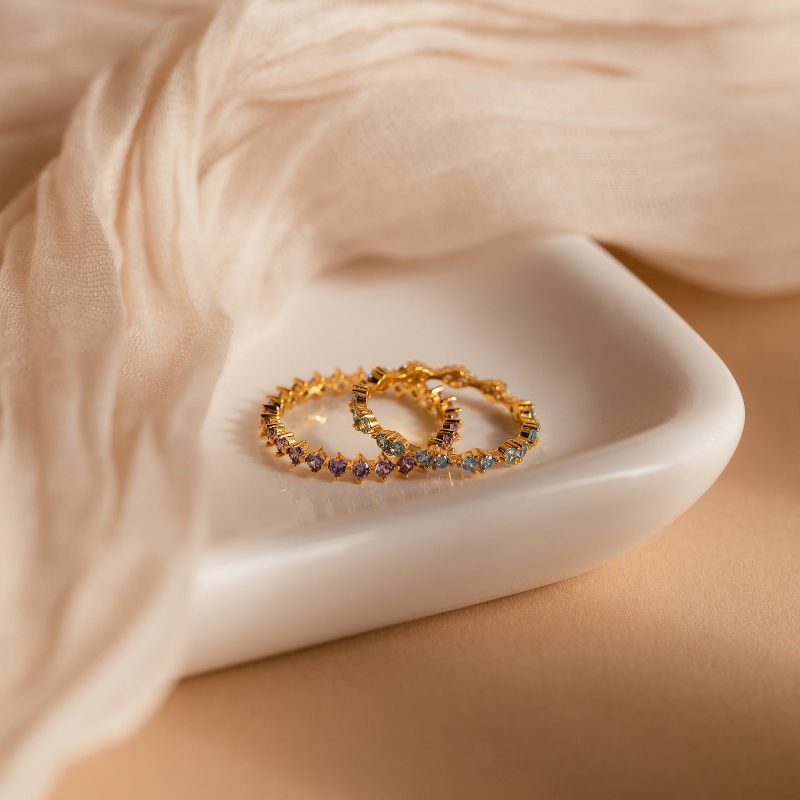 Enchanting Elegance: Amethyst Eternity Ring