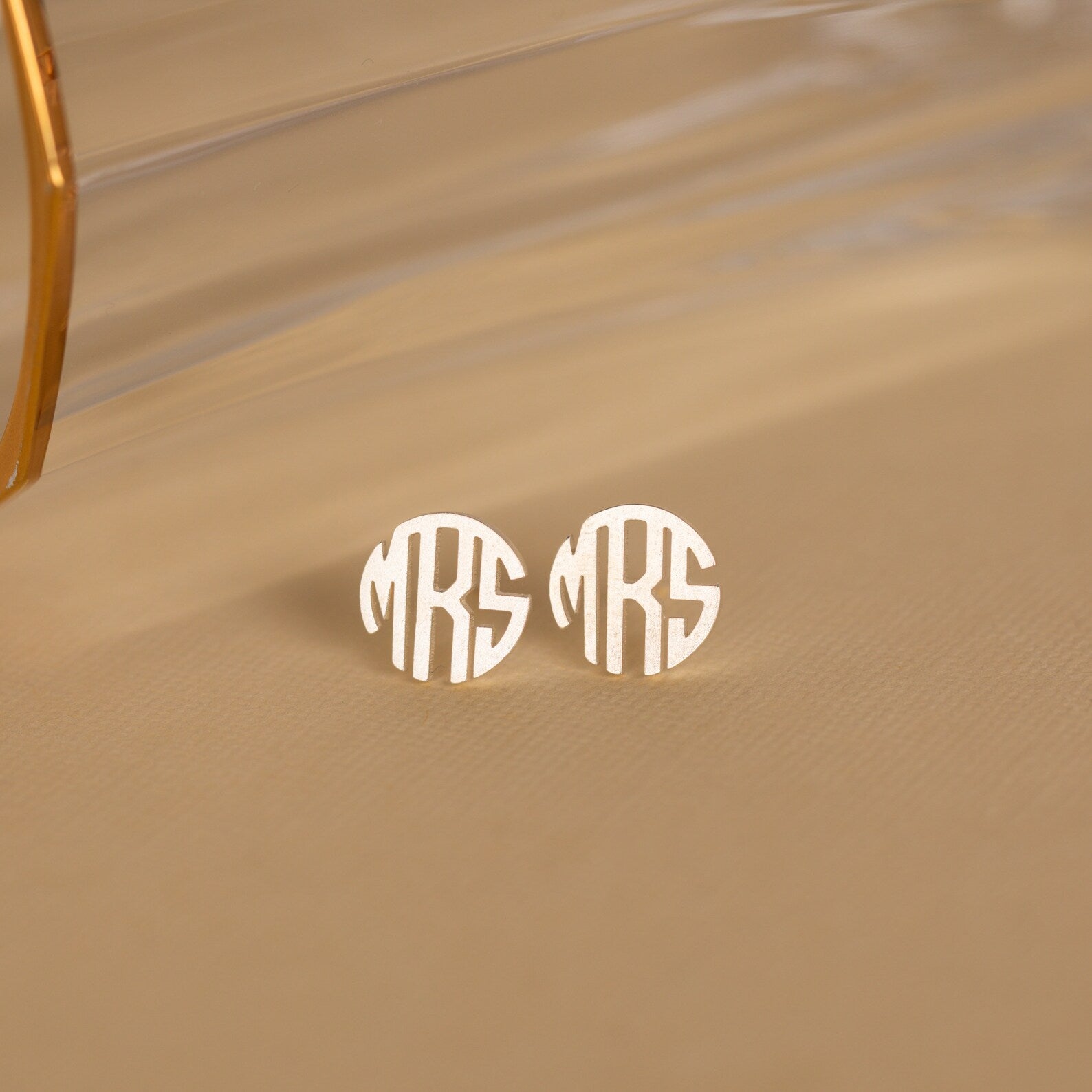 Personalize Your Style with Block Monogram Earrings