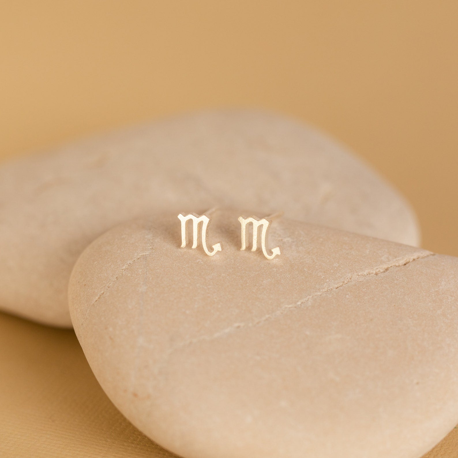 Tiny Zodiac Studs Sterling Silver