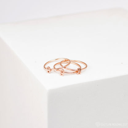Personalized Perfection: Alex Dainty Letter Ring