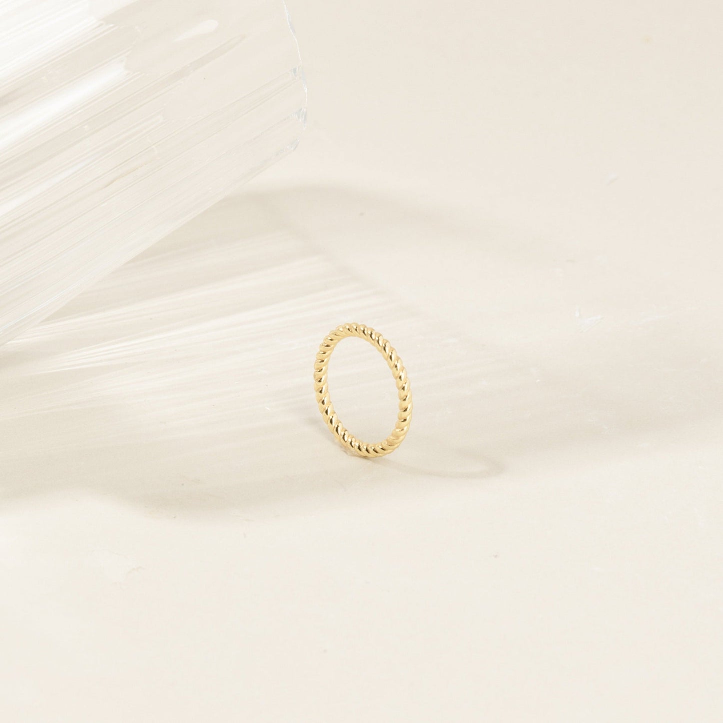 Lea Twisted Band Ring: Effortless Elegance with a Twist Sterling Silver
