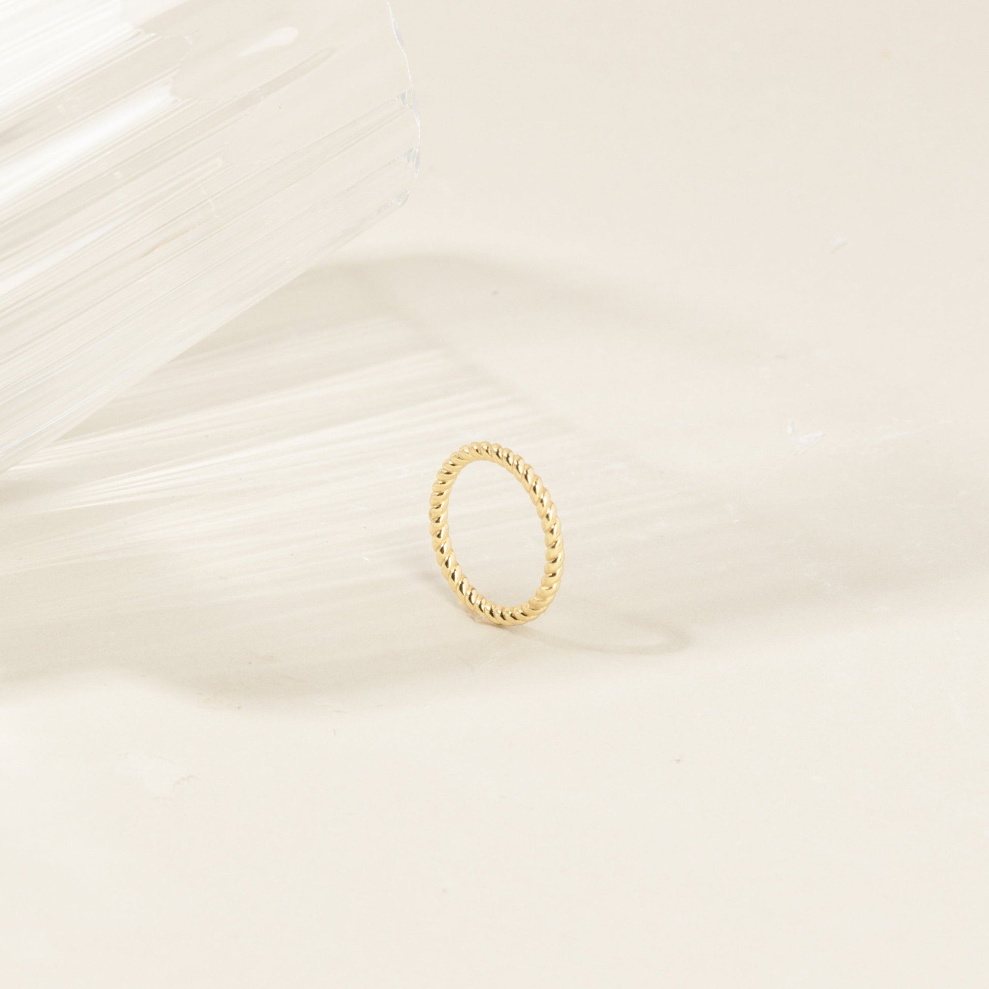 Lea Twisted Band Ring: Effortless Elegance with a Twist Sterling Silver