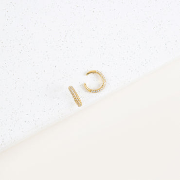 Mia Pave Cuffs 18K Gold