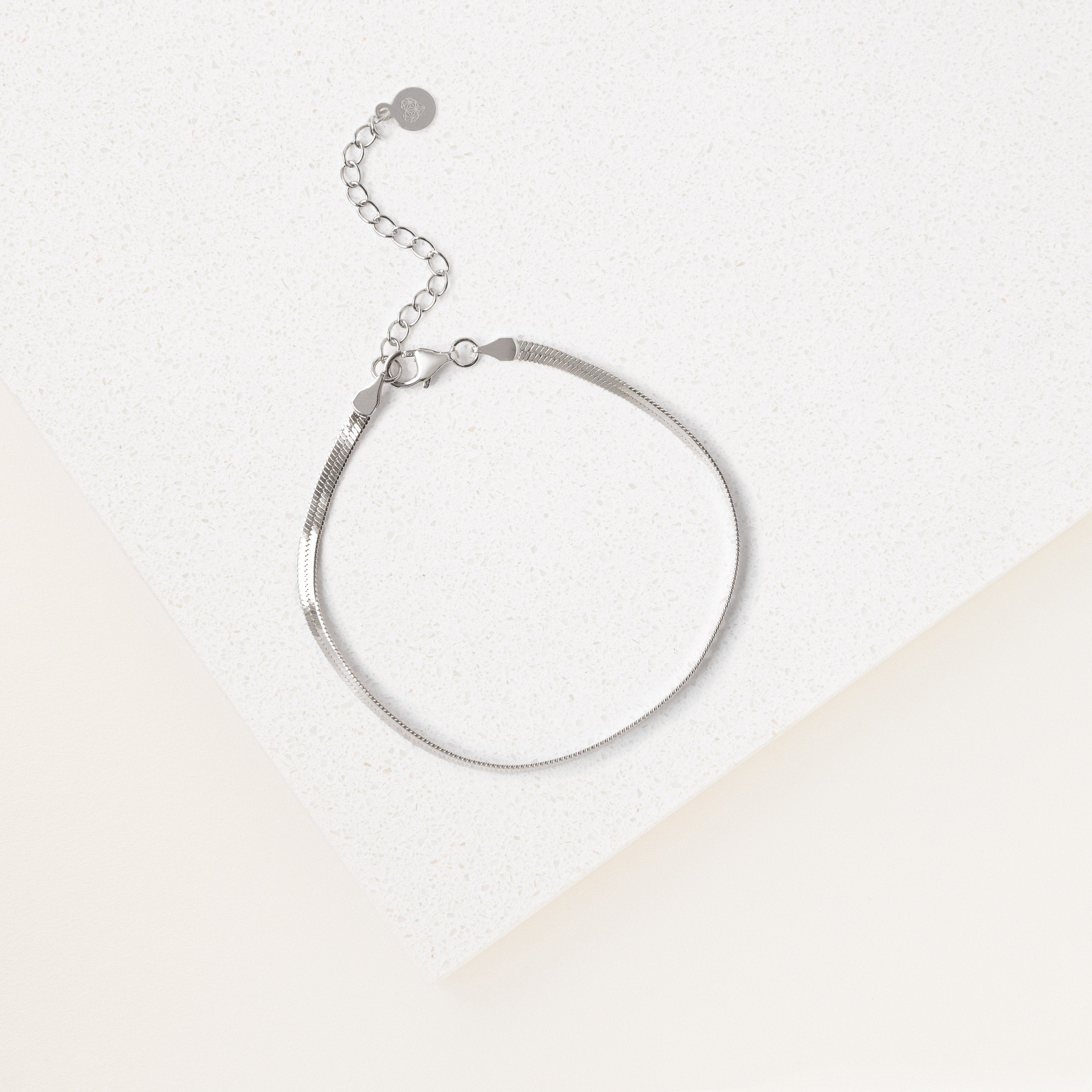 Herringbone Bracelet Sterling Silver