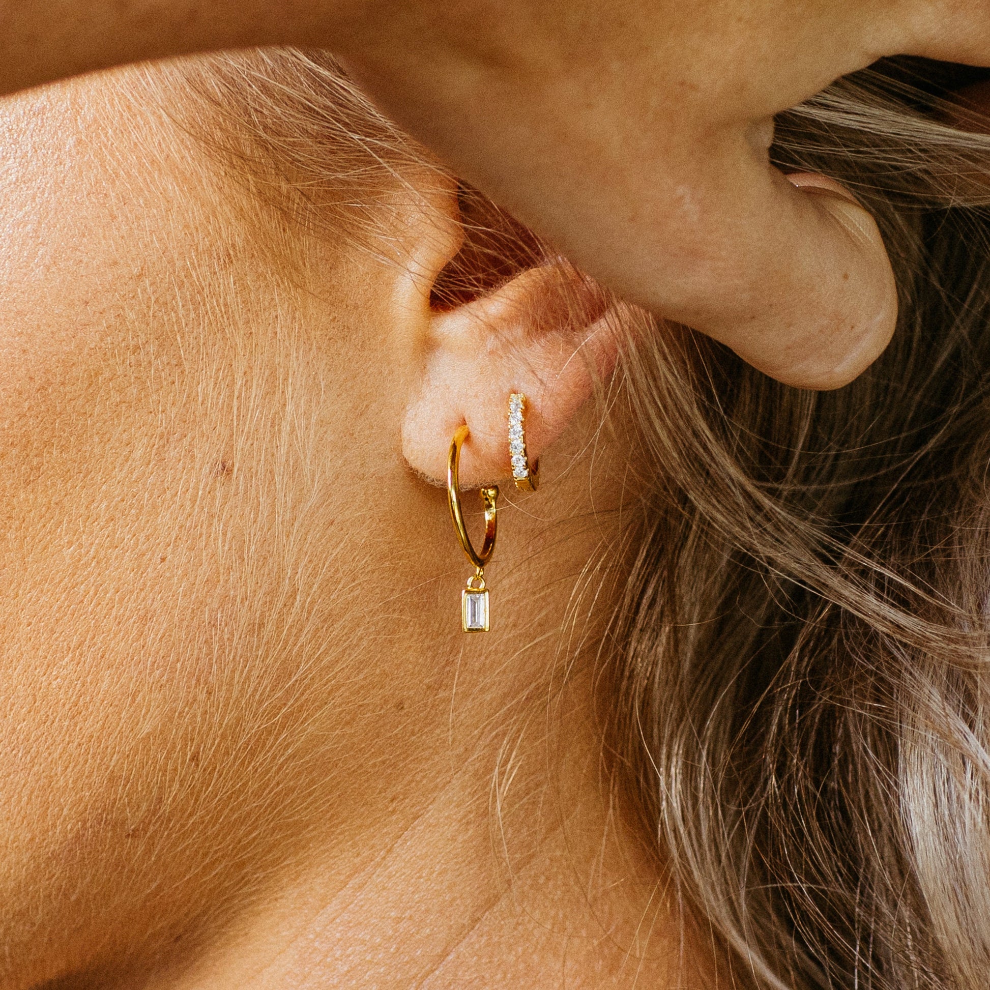 Elevate Your Everyday: Coco Pave Huggie Hoops