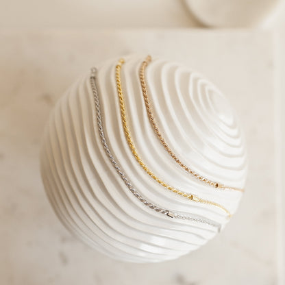 Nautical Chic: Rope Chain Bracelet