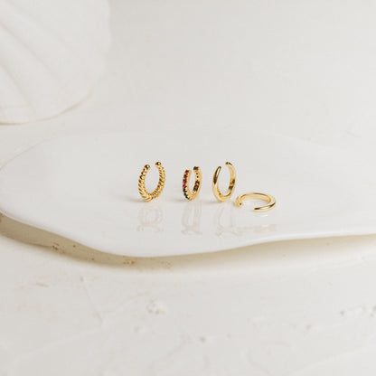 Effortless Elegance: Cleo Ear Cuffs for Cartilage Styling
