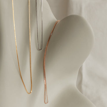 Timeless Sophistication: Box Chain Necklace for Effortless Style